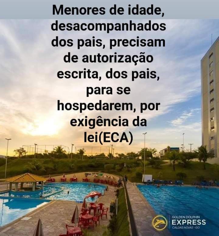 Golden Dolphin Express 5Pessoas Mais 1 Crianca Ate 5 Anos Com Toalhas E Roupas De Cama,Lencois, Travesseiros E Fronhas E 3 Parques Aquaticos Termais Limpeza Impostos E Taxas Ja Incluso Caldas Novas Εξωτερικό φωτογραφία